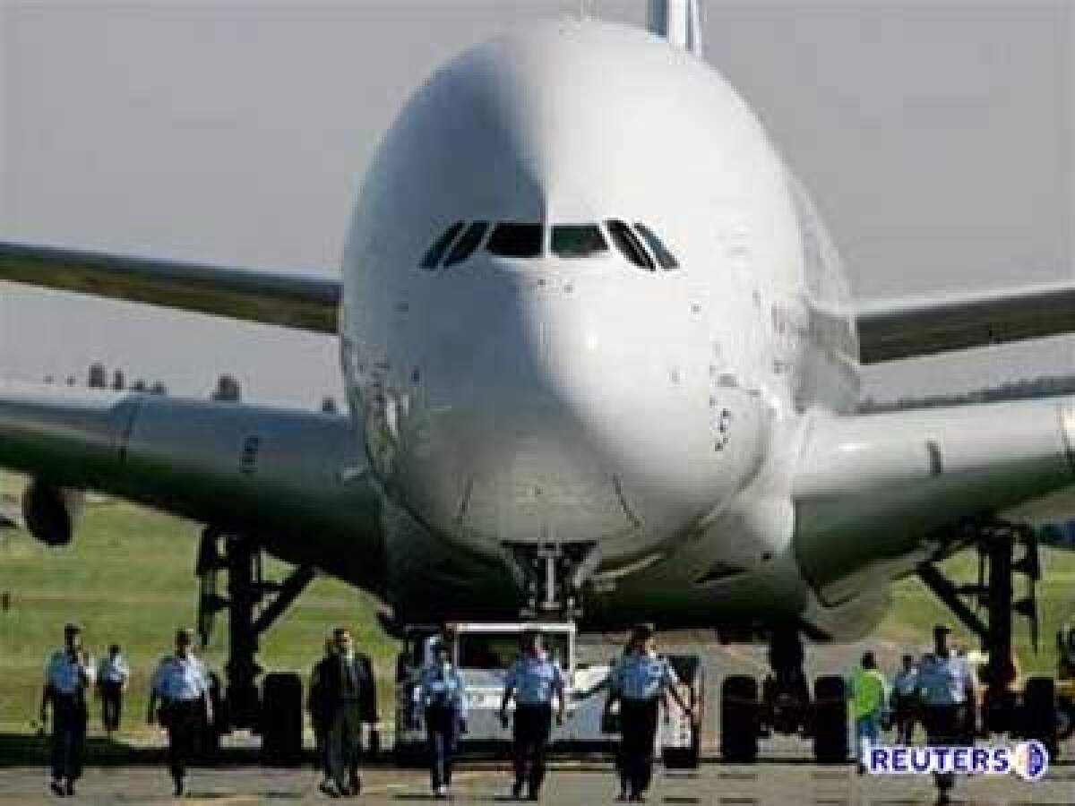 Policajti a Airbus A380