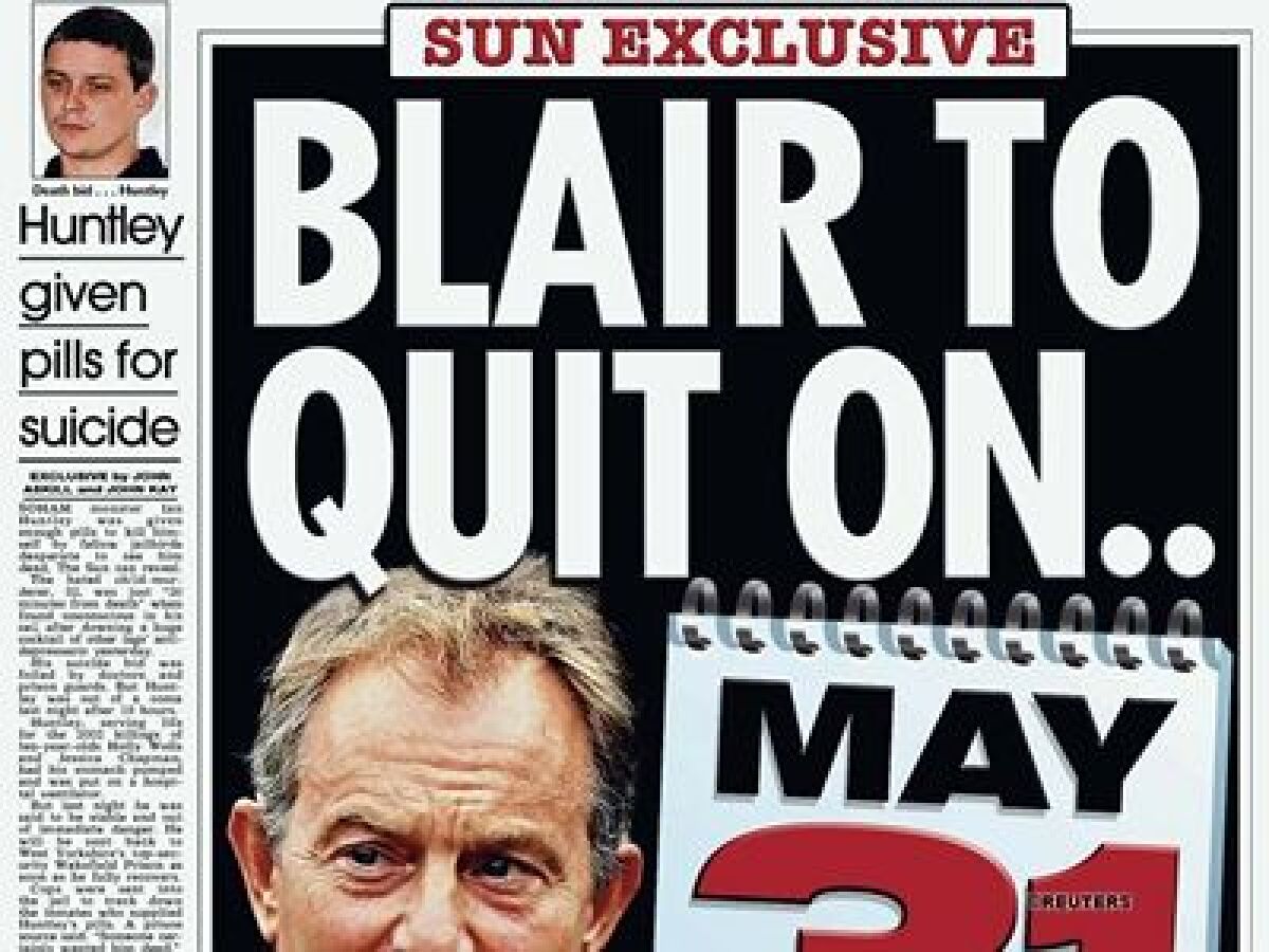 Blair v The Sun