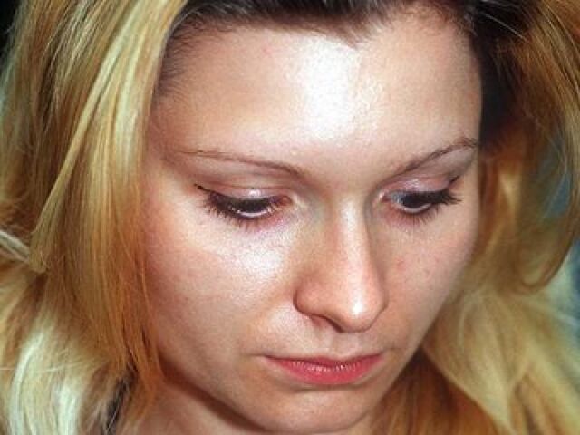 Smutná žena.
