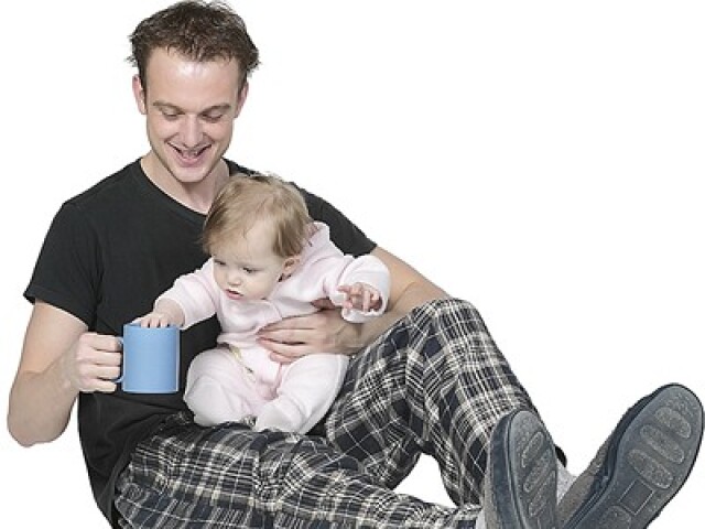 Otec - dieťa - láska - starostlivosť