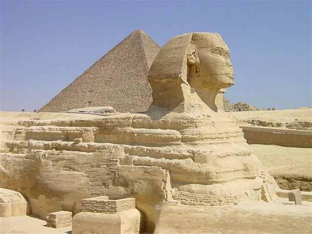 Pyramídy, Egypt, sfinga