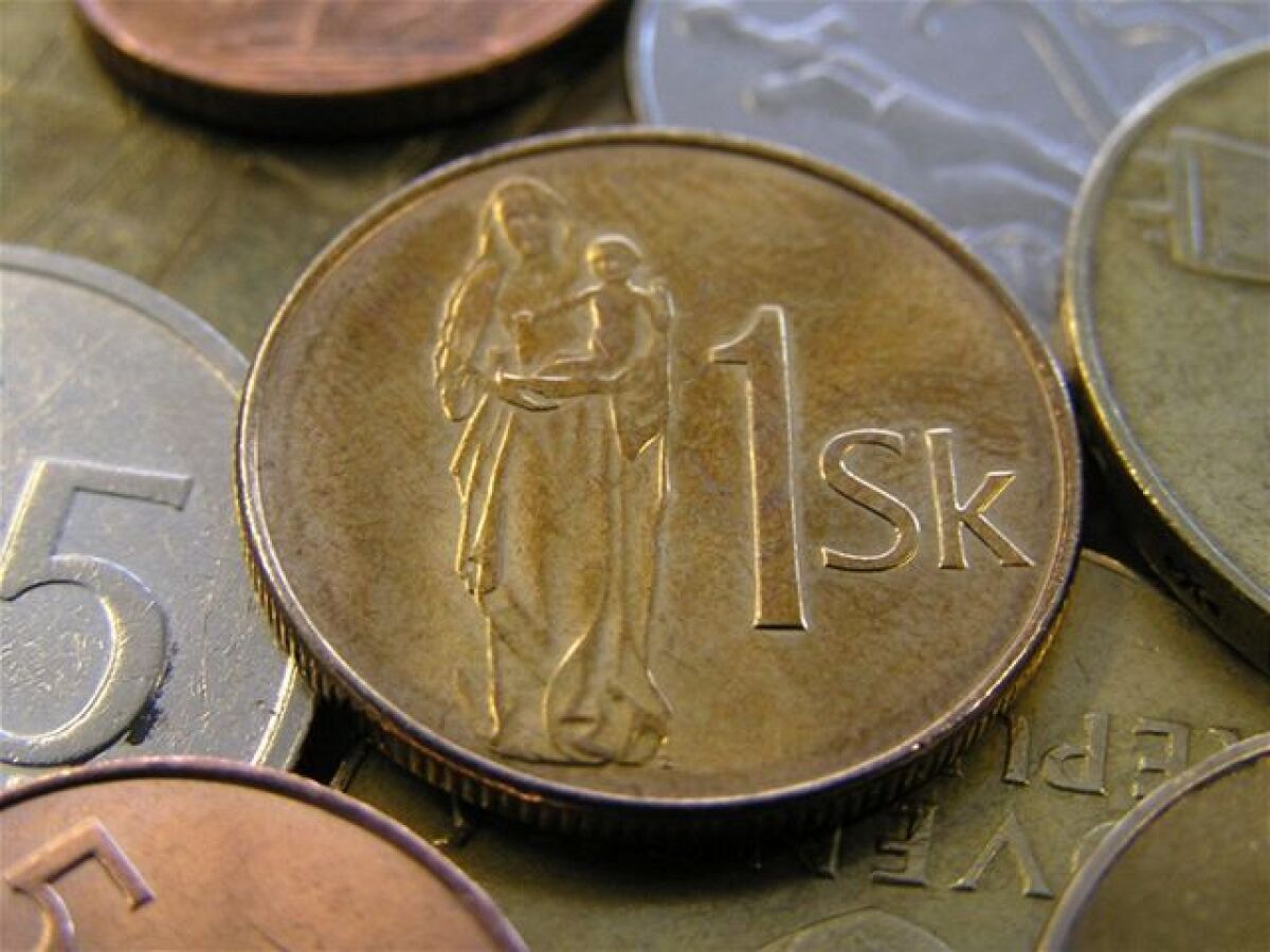 Mince, koruna, koruny, mena, SK, peniaze