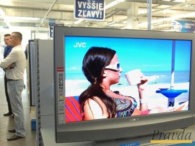 Televízor, obchod