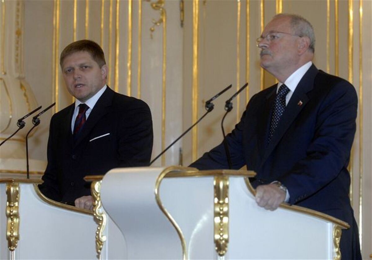 Fico a Gašparovič