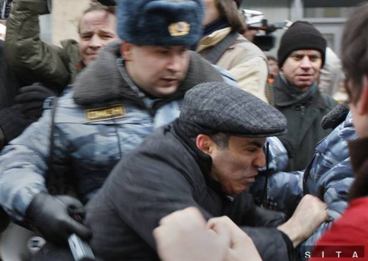 Protest opozície v Moskve
