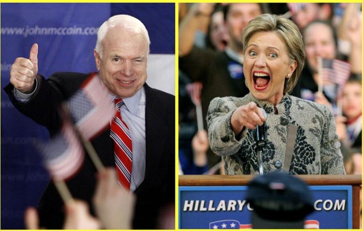 McCain a Clintonová