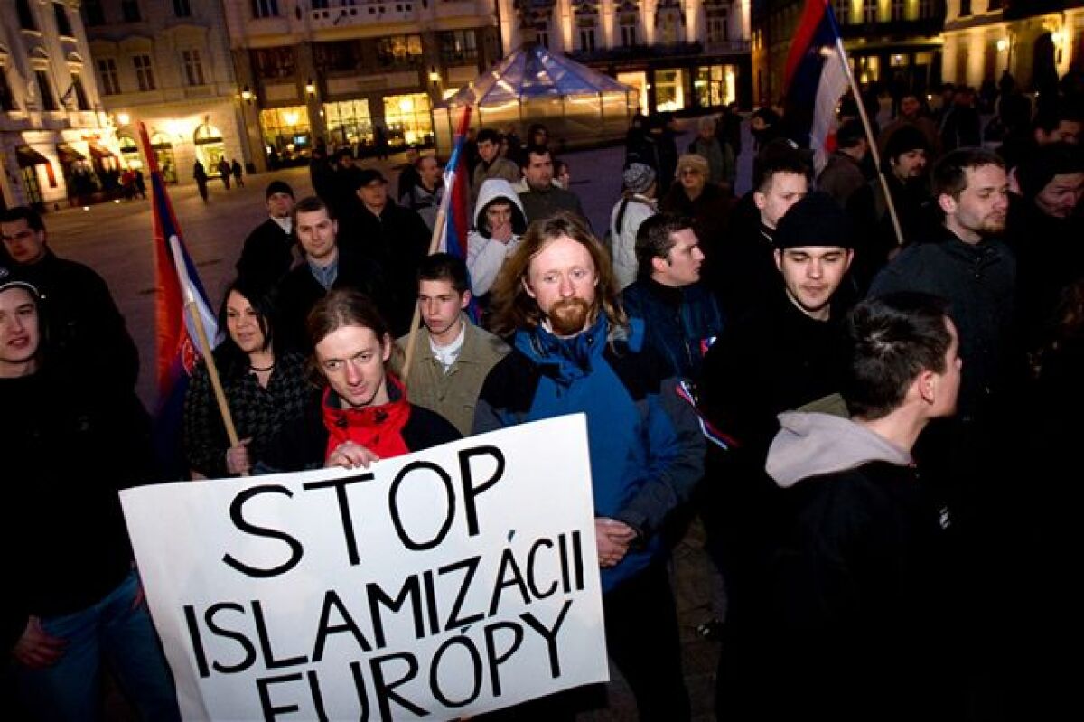 Protikosovský protest v Bratislave