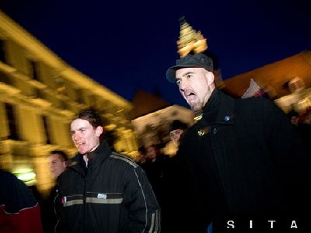 Protikosovský protest v Bratislave