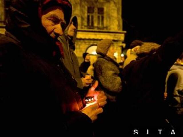Spomienka na sviečkovú manifestáciu v Bratislave.