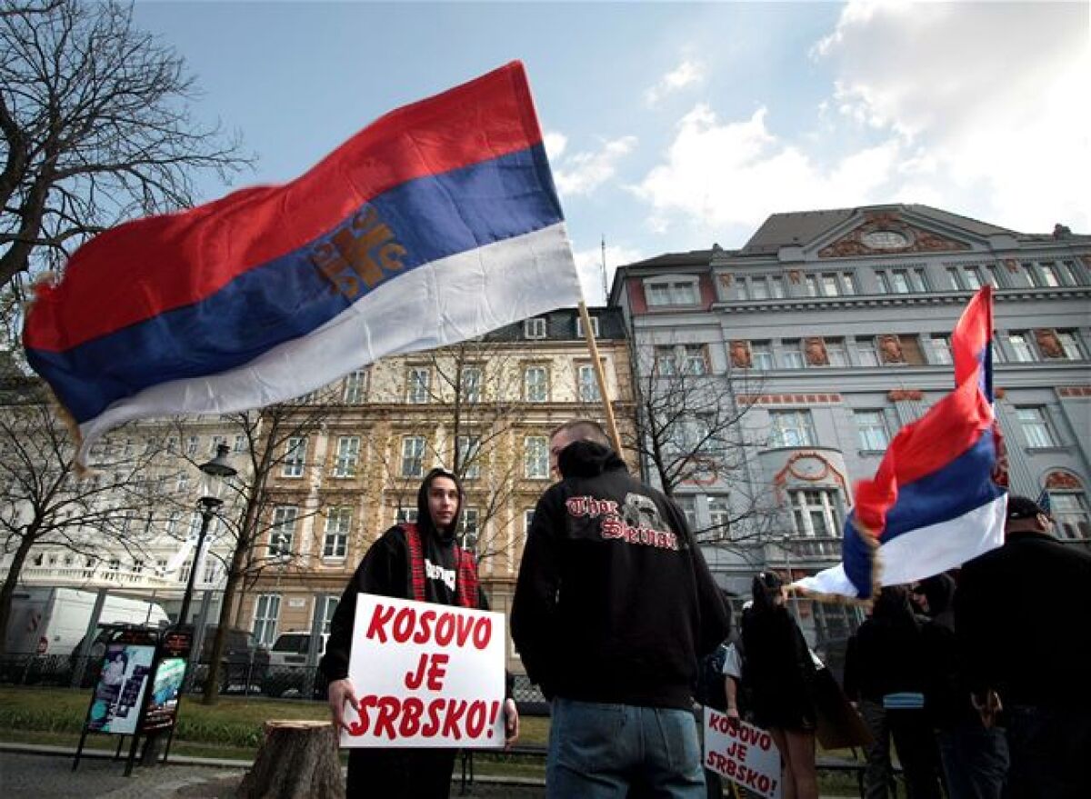 Protikosovský protest v Bratislave