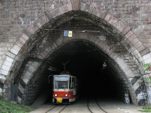 električkový tunel