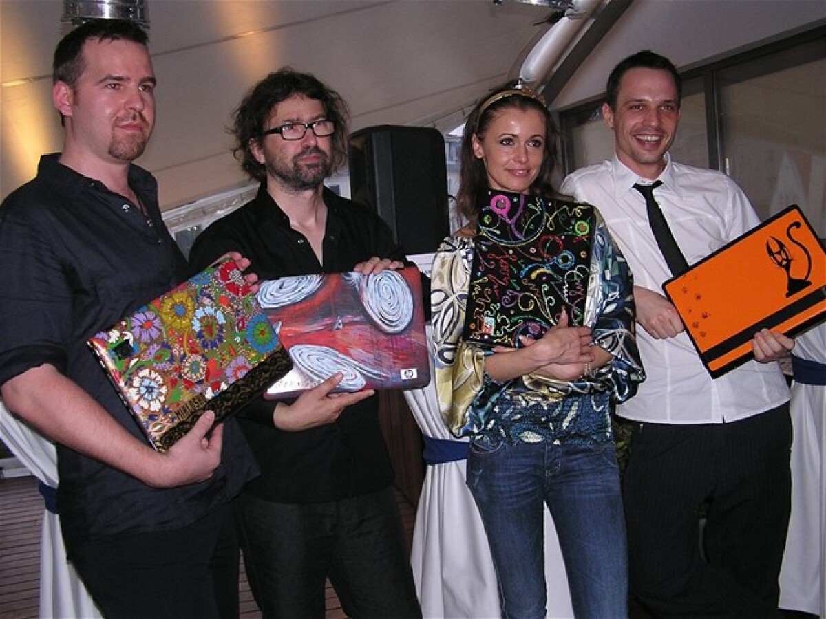 Zľava: Fero Mikloško, Daniel Brunovský, Lenka Šóošová a Martin Pyco Rausch