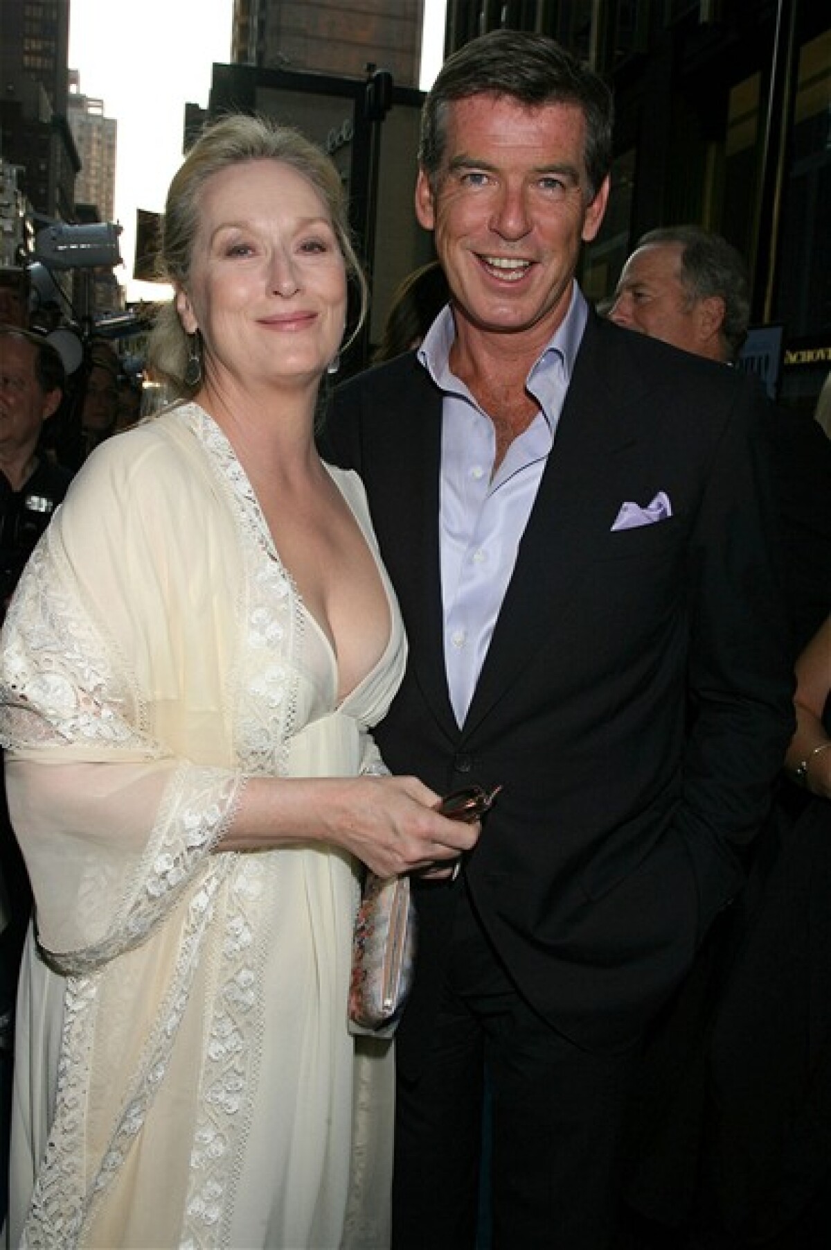 Meryl Streep a Pierce Brosnan