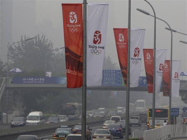 Čína, Peking, doprava, smog