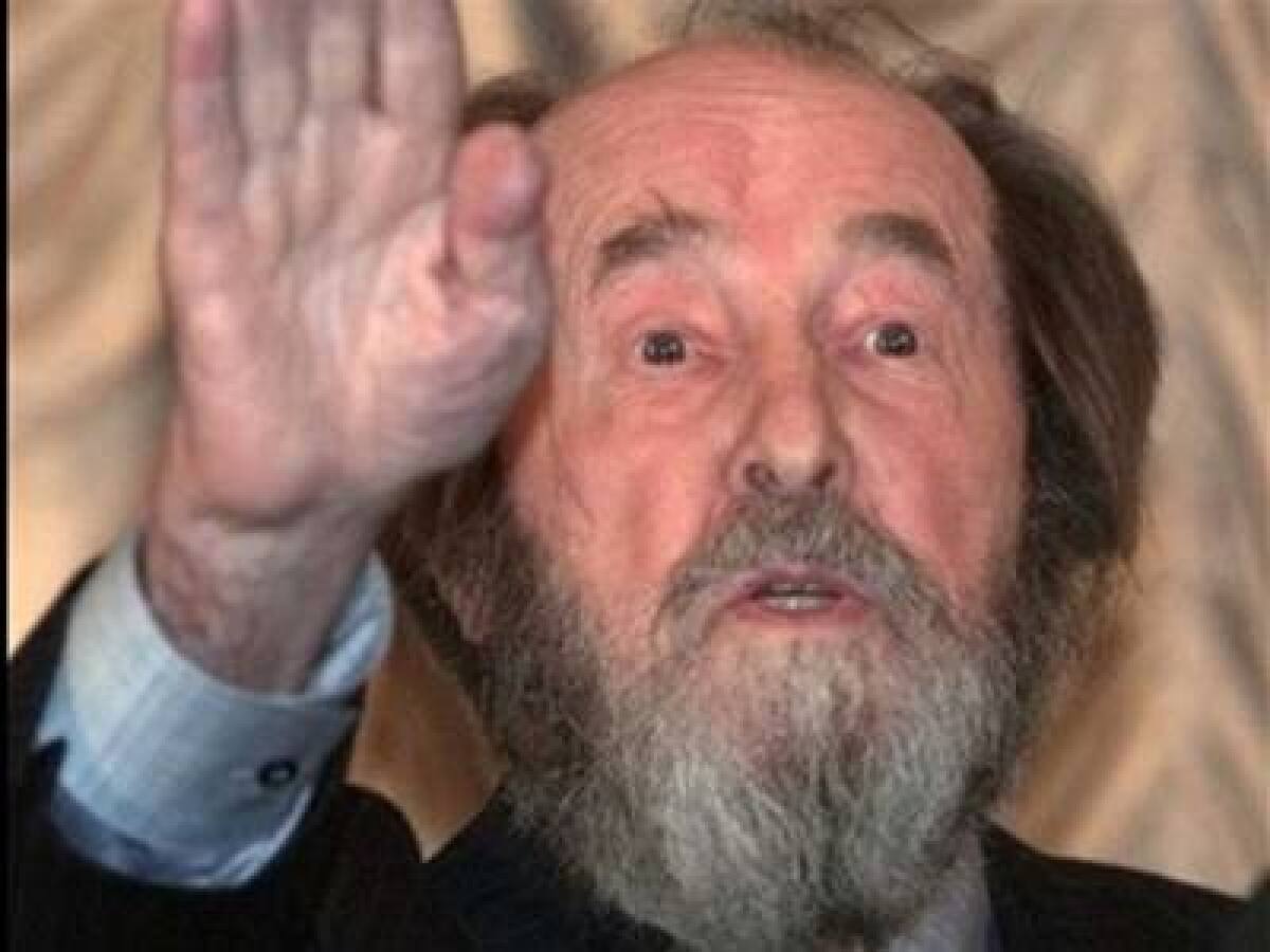 Ruský spisovateľ Alexander Solženicyn