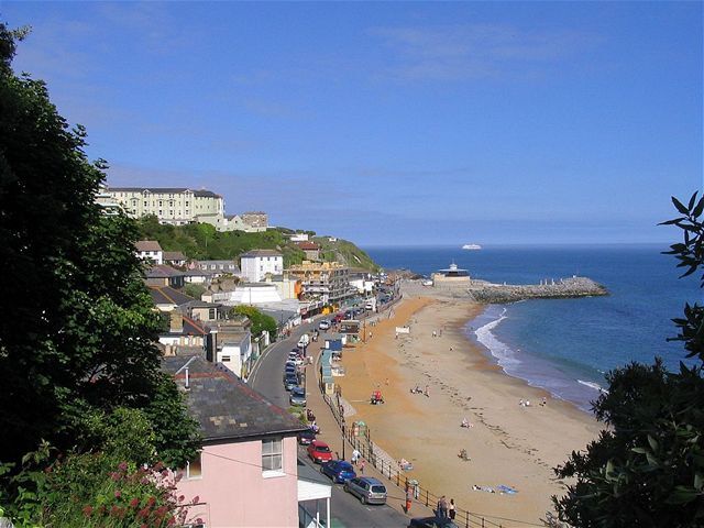 Isle of Wight, Anglicko, more, dovolenka, pláž