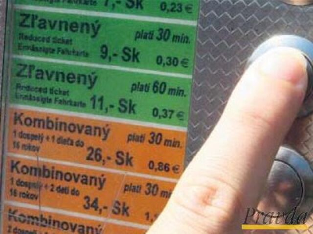 Automat na cestovné lístky
