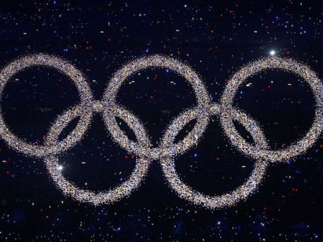 peking, otvorenie, olympijské kruhy