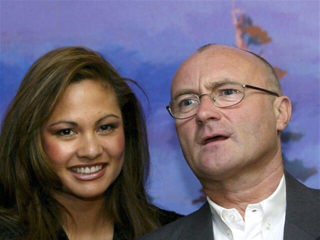 Phil Collins a jeho manželka Orianne
