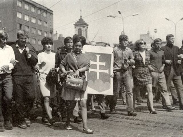 Marta Danielová, Dubčekova mládež, august 1968