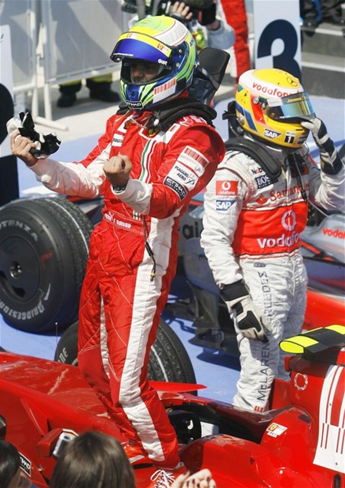 Massa, Hamilton