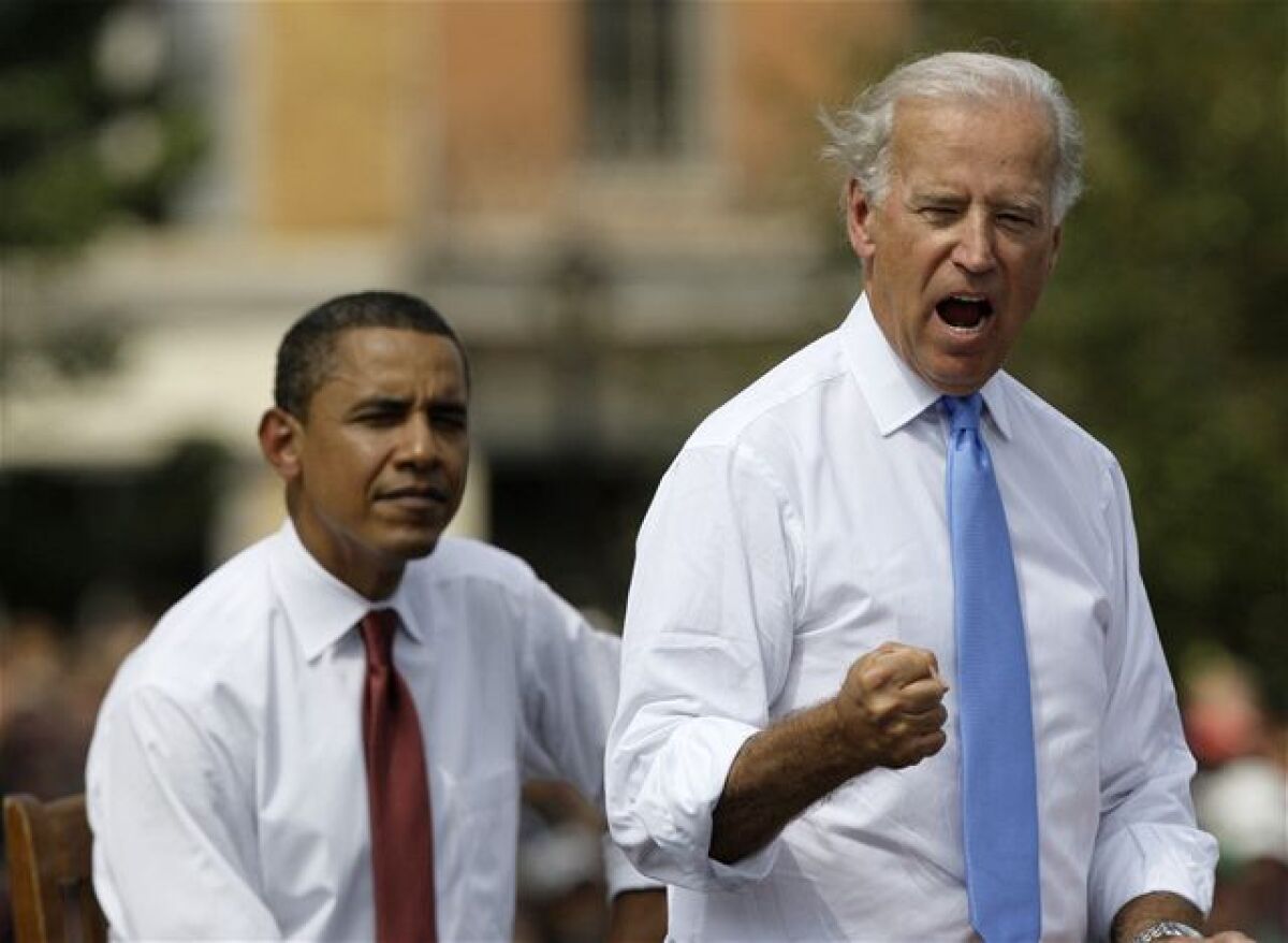 Barack Obama a Joe Biden.