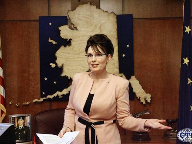 Sarah Palinová, guvernérka štátu Aljaška a možno aj budúca viceprezidentka USA.