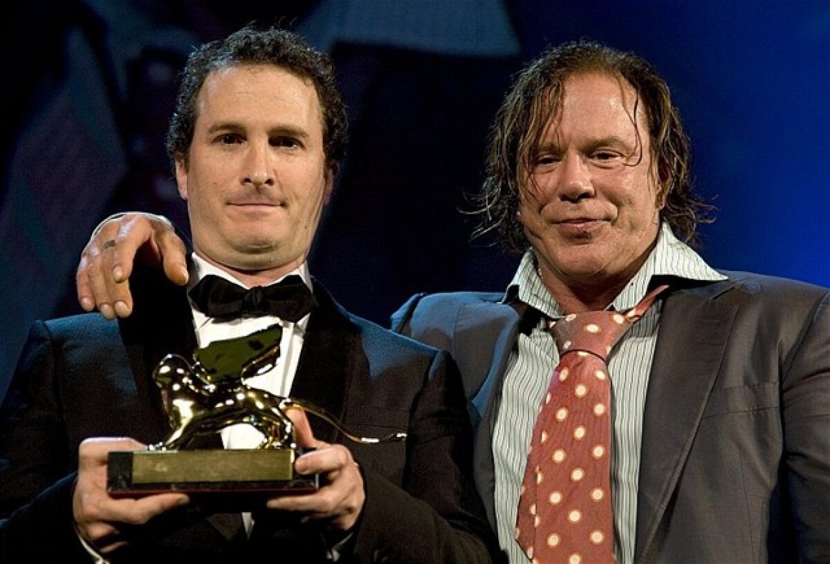Darren Aronofsky a Mickey Rourke