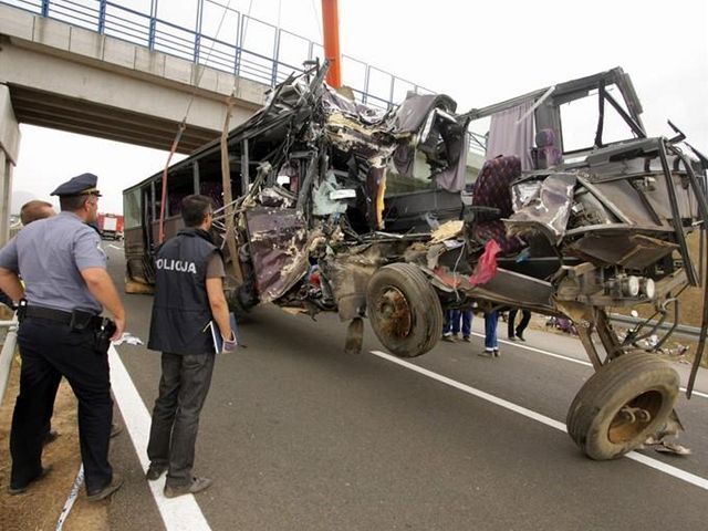 Nehoda slovenského autobusu v Chorvátsku