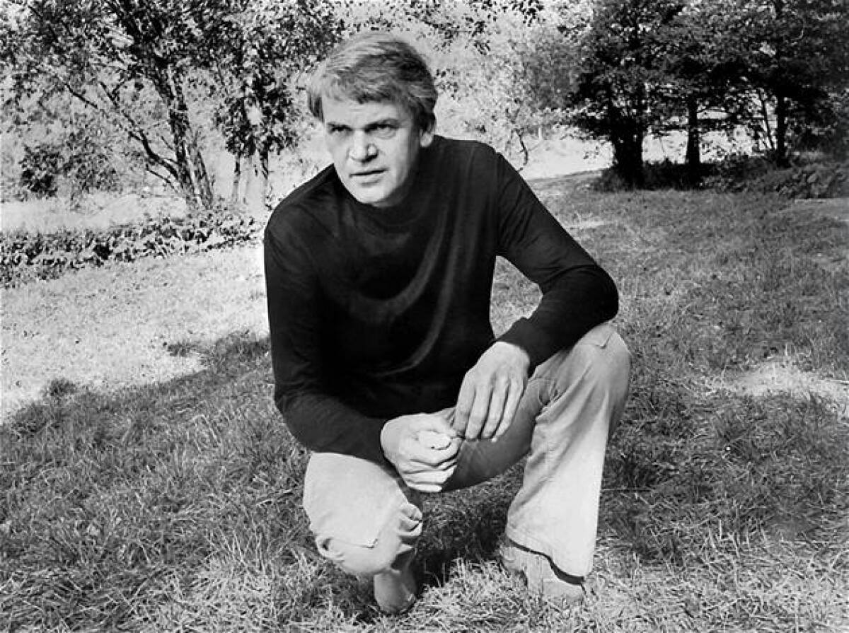 Český spisovateľ Milan Kundera