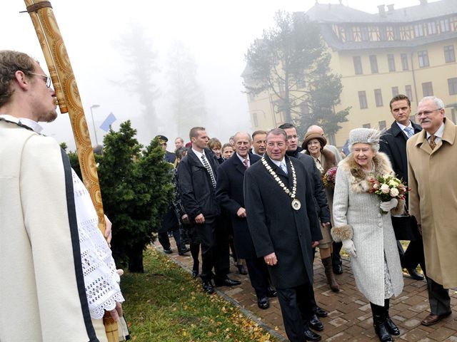 Alžbeta II. v Starom Smokovci