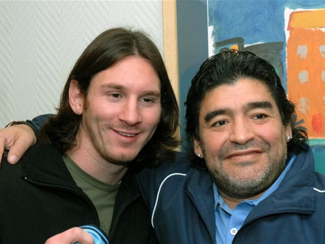 Messi Maradona