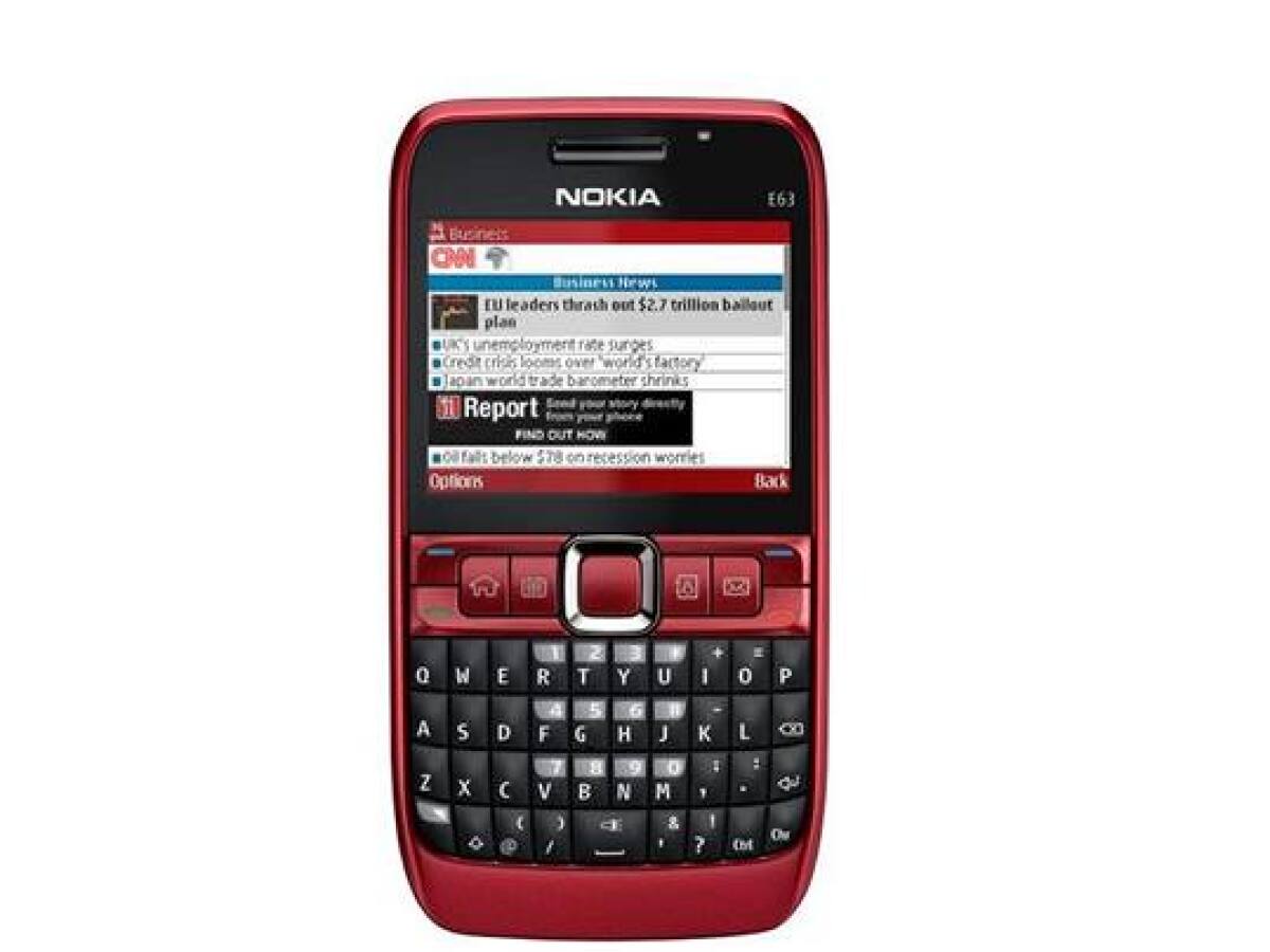 Nokia E63 bude po nástupe na trh dostupná v dvoch farebných vyhotoveniach.