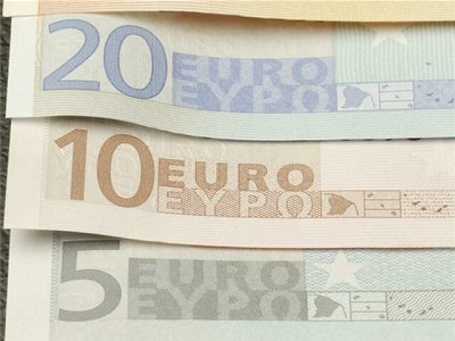 Euro, bankovky, peniaze, 5, 10, 20