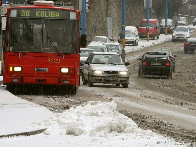 zima, sneh, mráz, poľadovica, doprava