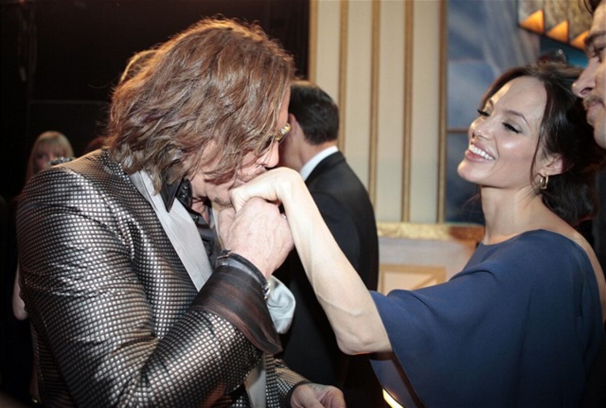 Mickey Rourke a ANgelina Jolie