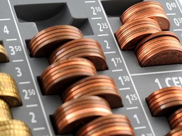 Euro, mince, banka