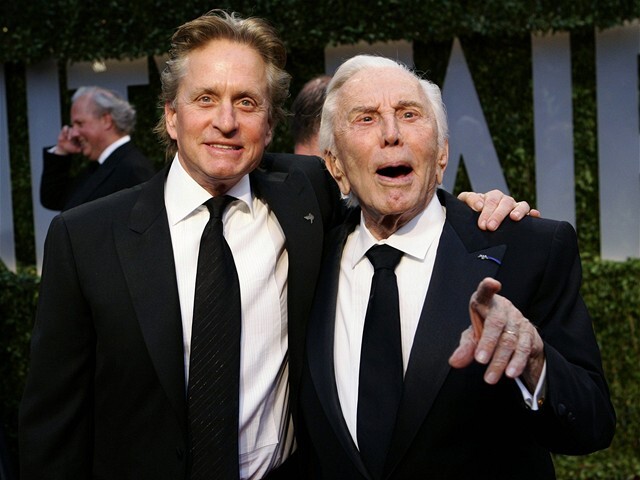 Michael Douglas a Kirk Douglas