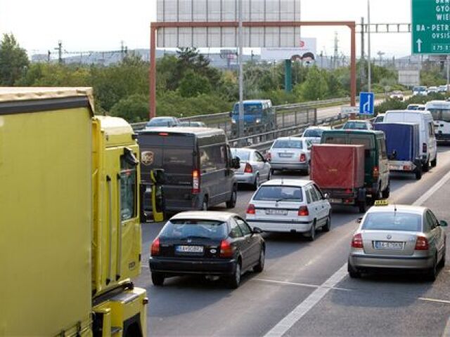 diaľnica, zápcha