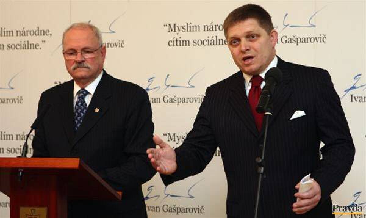Fico, Gašparovič