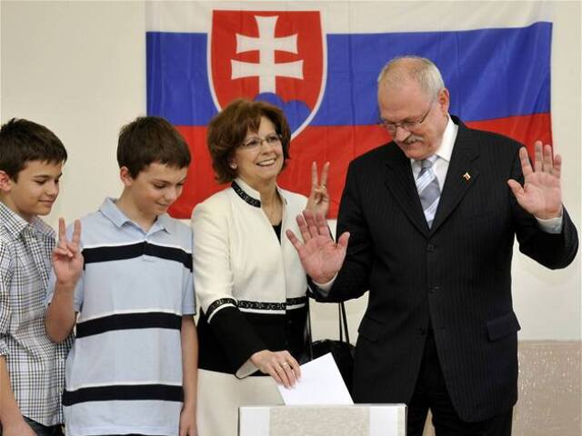 voľby, prezident, Gašparovič