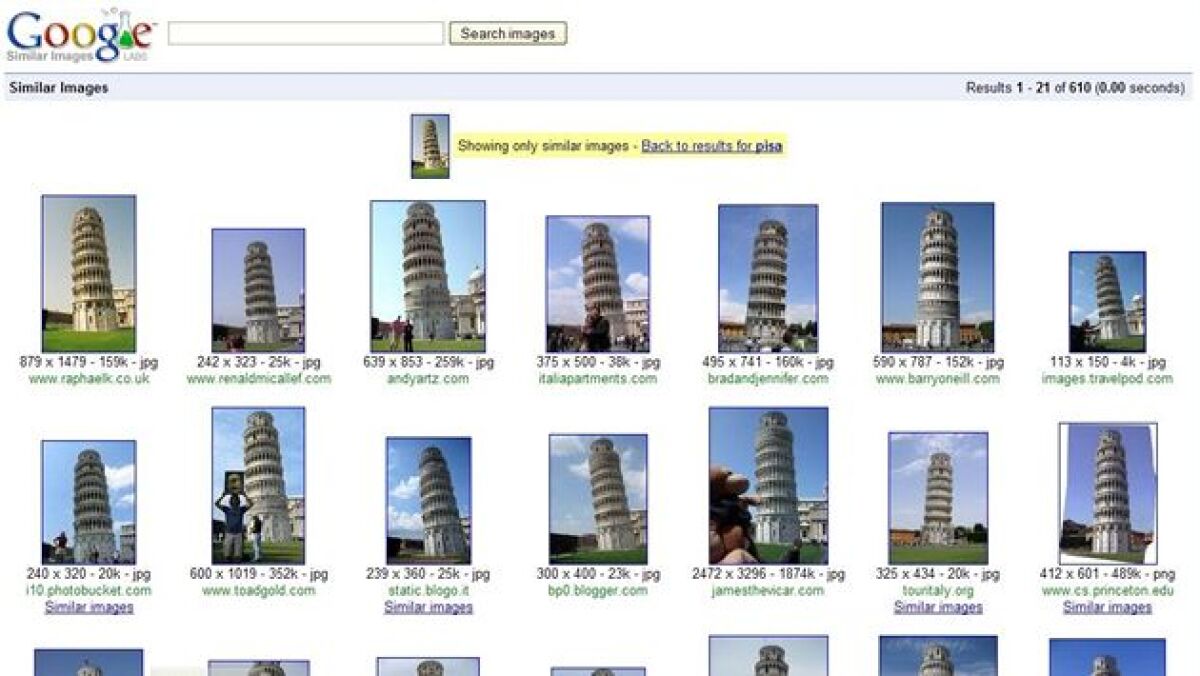 Google Similar Images