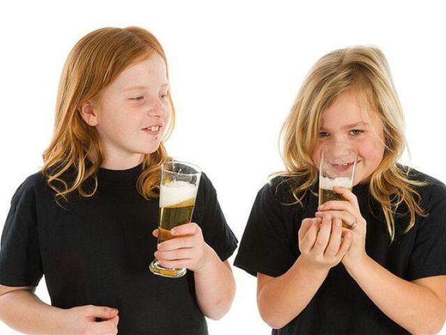 alkohol, pivo, študent, dieťa