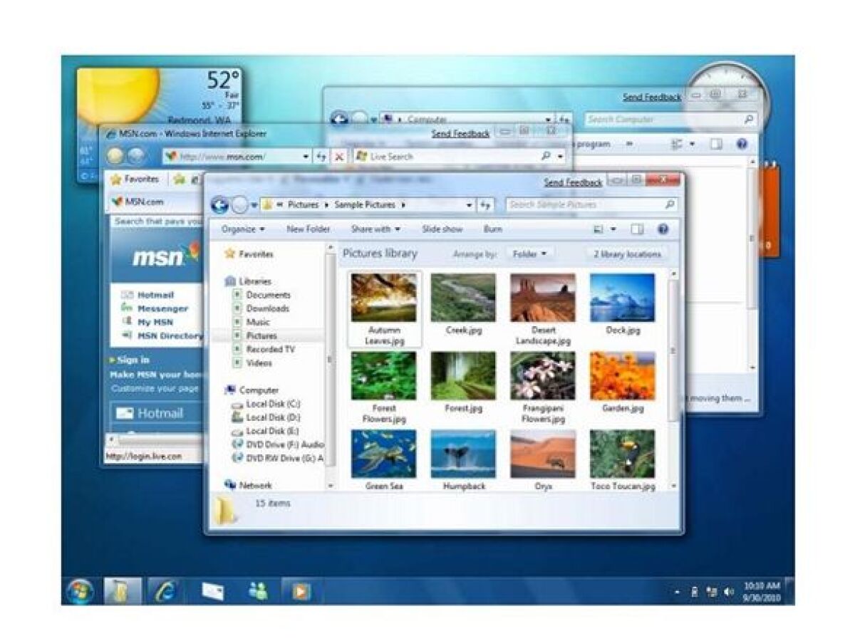 Windows 7, Windows Vista, Aero, Microsoft, operačný systém