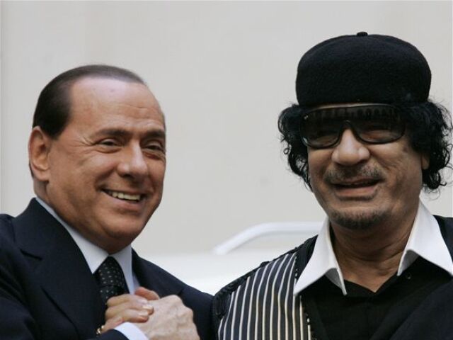 Kaddáfi, Berlusconi