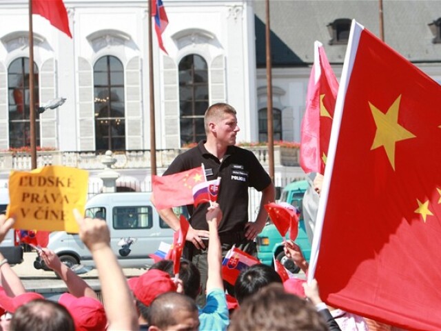 protest, čínsky prezident, 