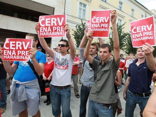 protest proti Harabinovi