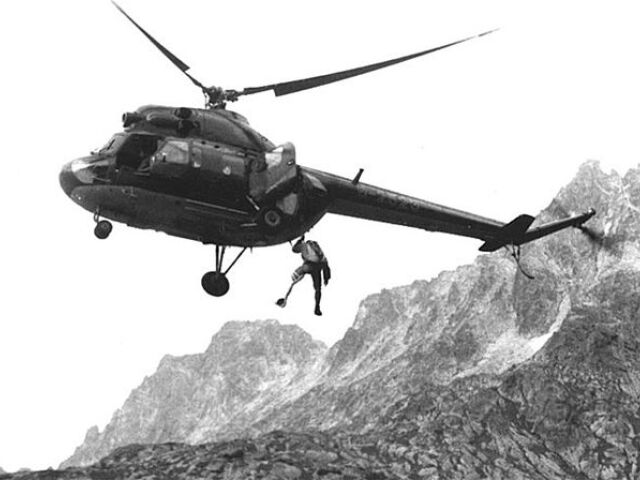 Záchranná služba v Tatrách, vrtuľník, helikoptéra