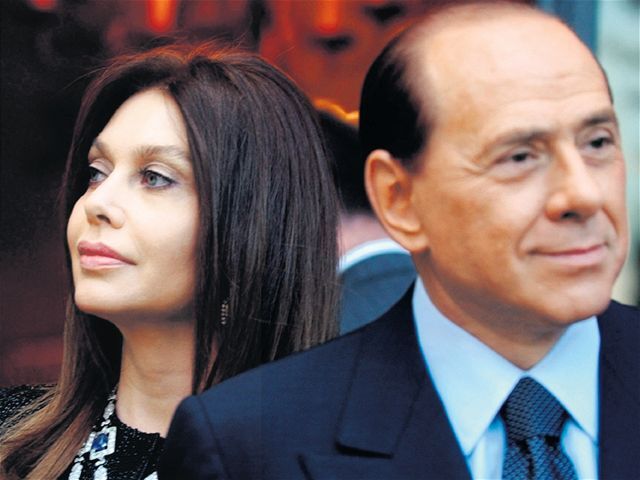 Veronica Lariová, Silvio Berlusconi