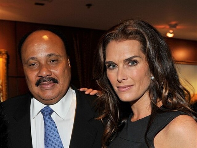 Herečka Brooke Shields a Martin Luther King III.